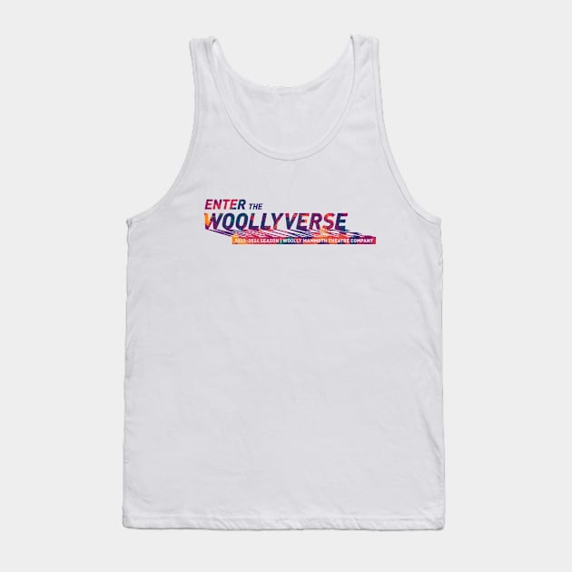 Woollyverse Logo Paint 9 Tank Top by Woolly Mammoth Theatre Company